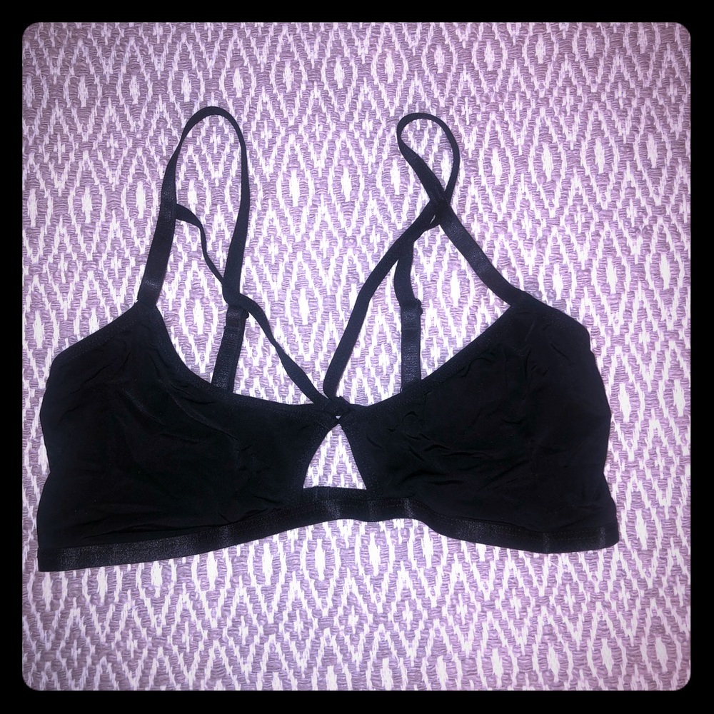 Black Strappy Bralette